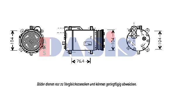 AKS DASIS Kompressor,kliimaseade 853240N